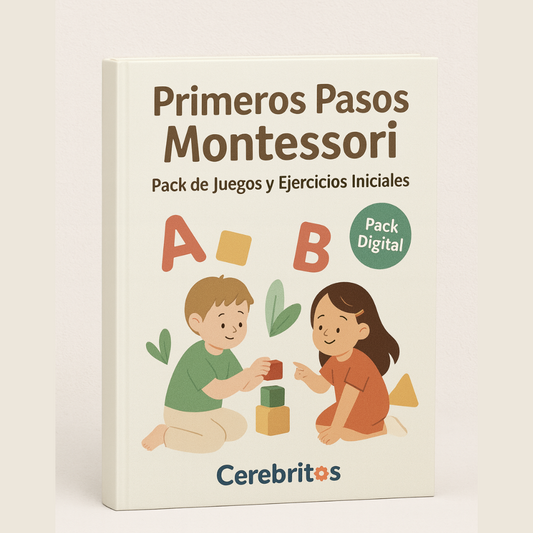 Primeros Pasos Montessori: Pack de Juegos y Ejercicios Iniciales