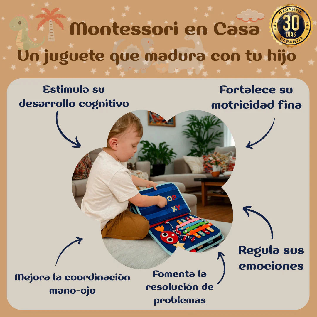 Kit Montessori Multisensorial - 5 Páginas