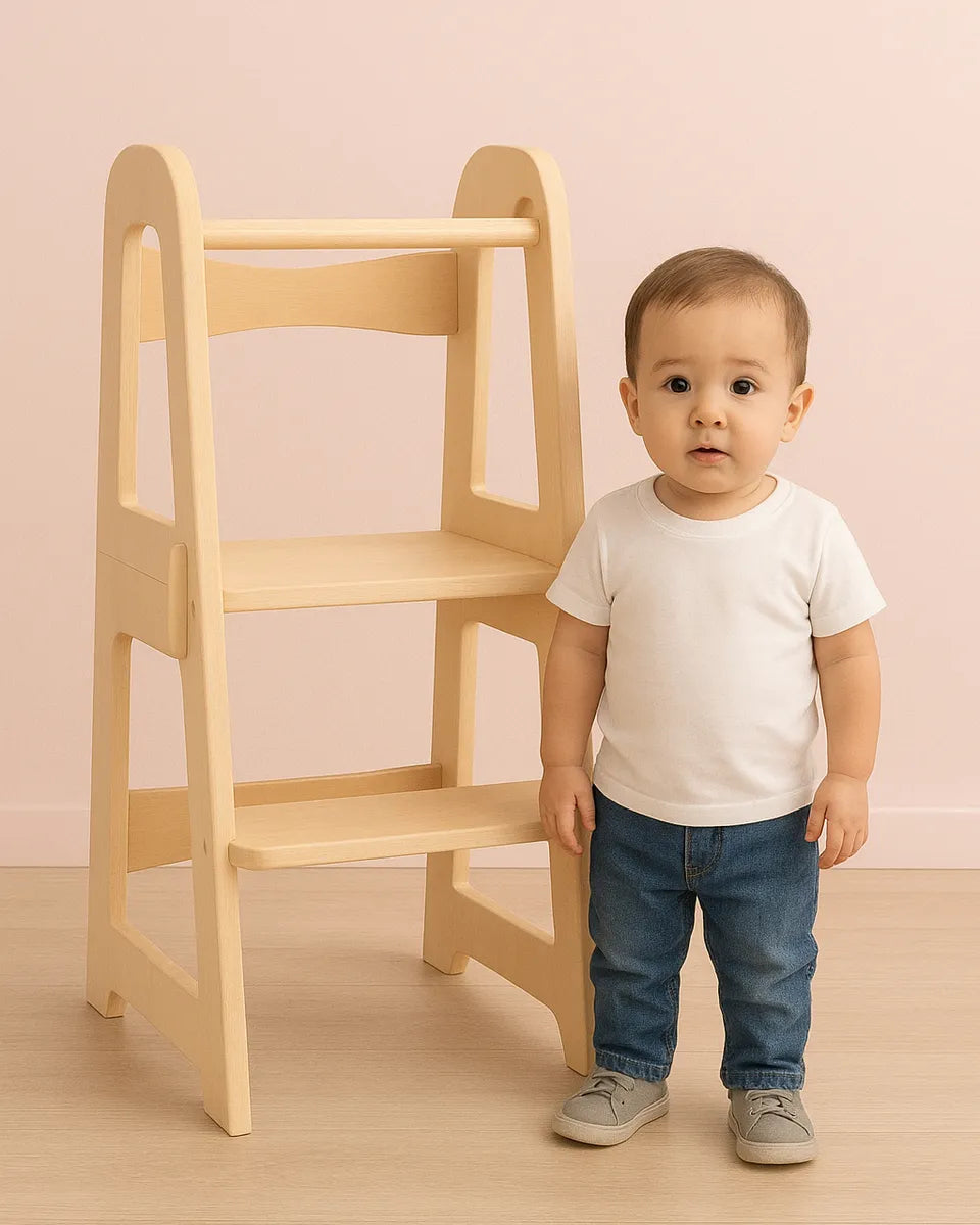 Torre de Aprendizaje 2 en 1 Montessori Premium