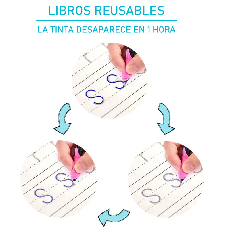 Kit de 4 Cuadernos Reutilizables