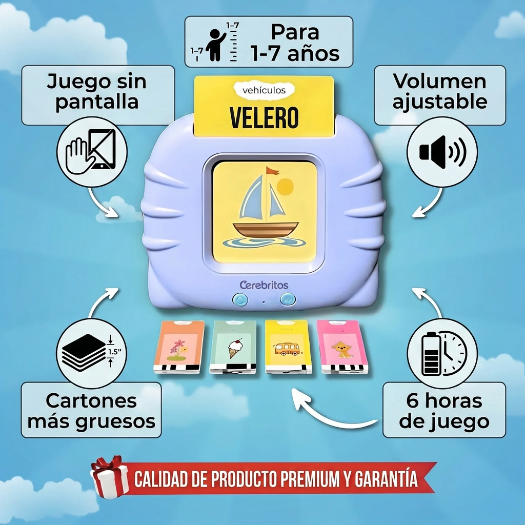 CerebritosVocab™ - Estimulación del Habla e Inglés