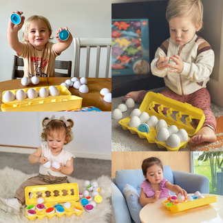 Huevos Geométricos Montessori Cerebritos