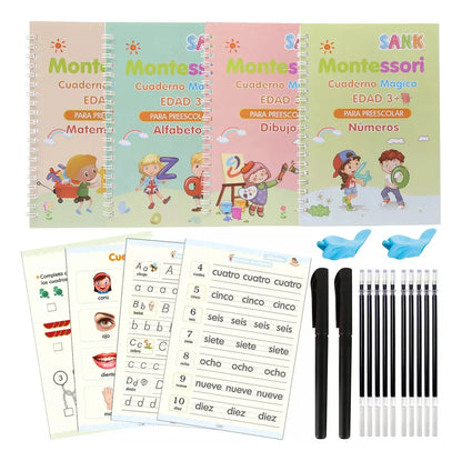 Kit de 4 Cuadernos Reutilizables